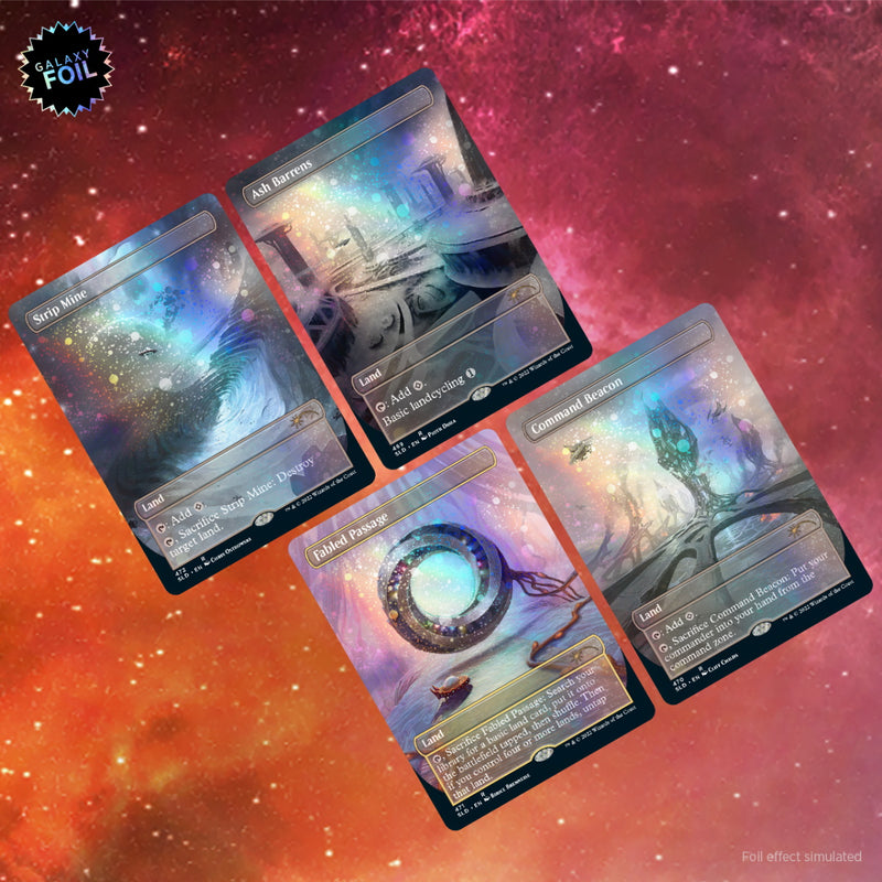 Magic: The Gathering TCG - Secret Lair Drop Series - Totally Spaced Out Galaxy - FOIL Card Game Wizards of the Coast