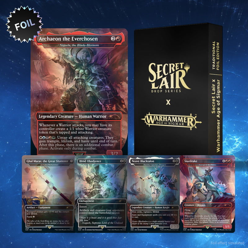 Magic: The Gathering TCG - Secret Lair x Warhammer Age of Sigmar - Foil Card Game Wizards of the Coast