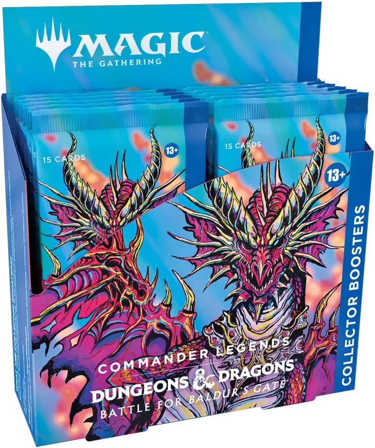 Magic: The Gathering Commander Legends: Battle for Baldur's Gate Collector Booster Box - 12 Packs Card Game Wizards of the Coast