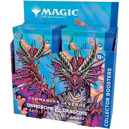 Magic: The Gathering Commander Legends: Battle for Baldur's Gate Collector Booster Box - 12 Packs Card Game Wizards of the Coast