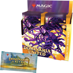 Magic: The Gathering TCG: Dominaria United Collector Booster Box - 12 Packs + Foil Box Topper Card Game Wizards of the Coast