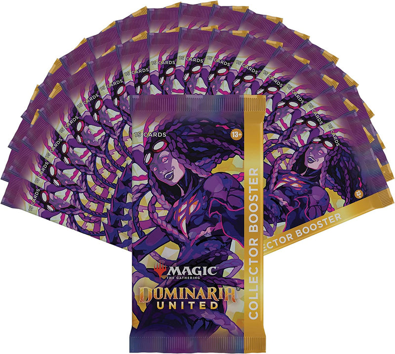 Magic: The Gathering TCG: Dominaria United Collector Booster Box - 12 Packs + Foil Box Topper Card Game Wizards of the Coast