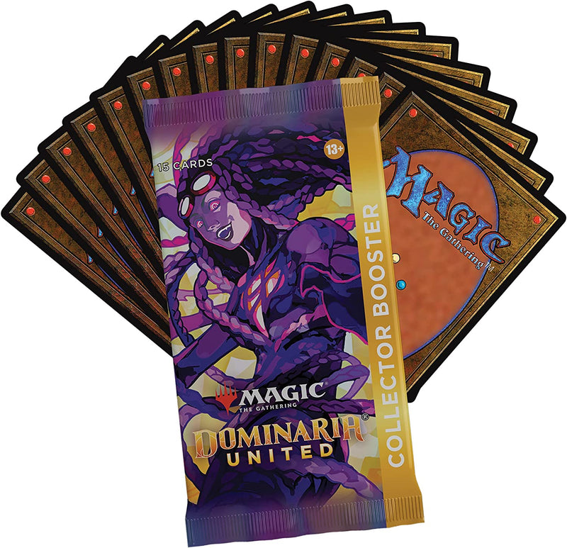 Magic: The Gathering TCG: Dominaria United Collector Booster Box - 12 Packs + Foil Box Topper Card Game Wizards of the Coast