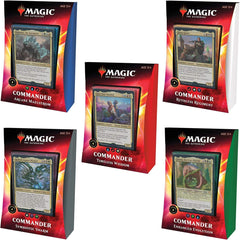 Magic: The Gathering TCG - Ikoria: Lair of Behemoths Commander Decks - All 5 Decks - 20 Foil Legendary Creatures Card Game Wizards of the Coast