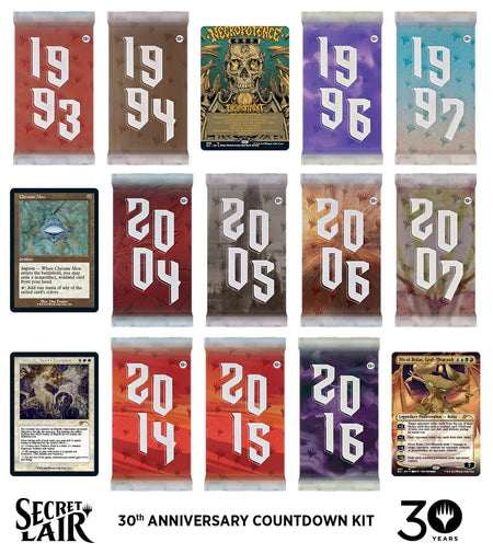 Magic: The Gathering TCG - Secret Lair Drop Series - 30th Anniversary Countdown Kit Card Game Wizards of the Coast