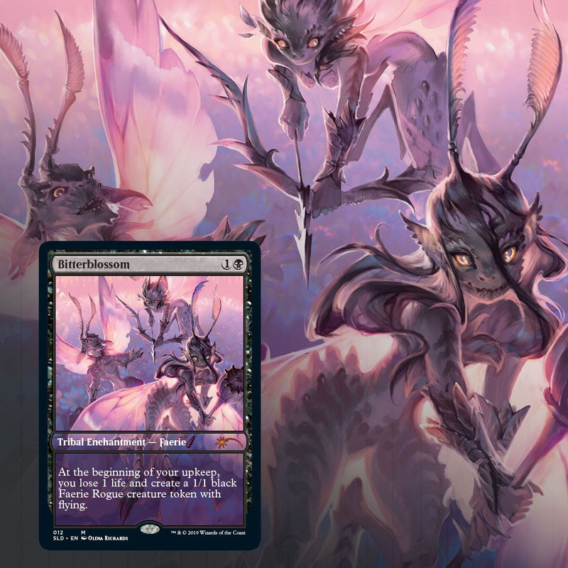 Magic: The Gathering TCG - Secret Lair Drop Series - Bitterblossom Dreams Card Game Wizards of the Coast