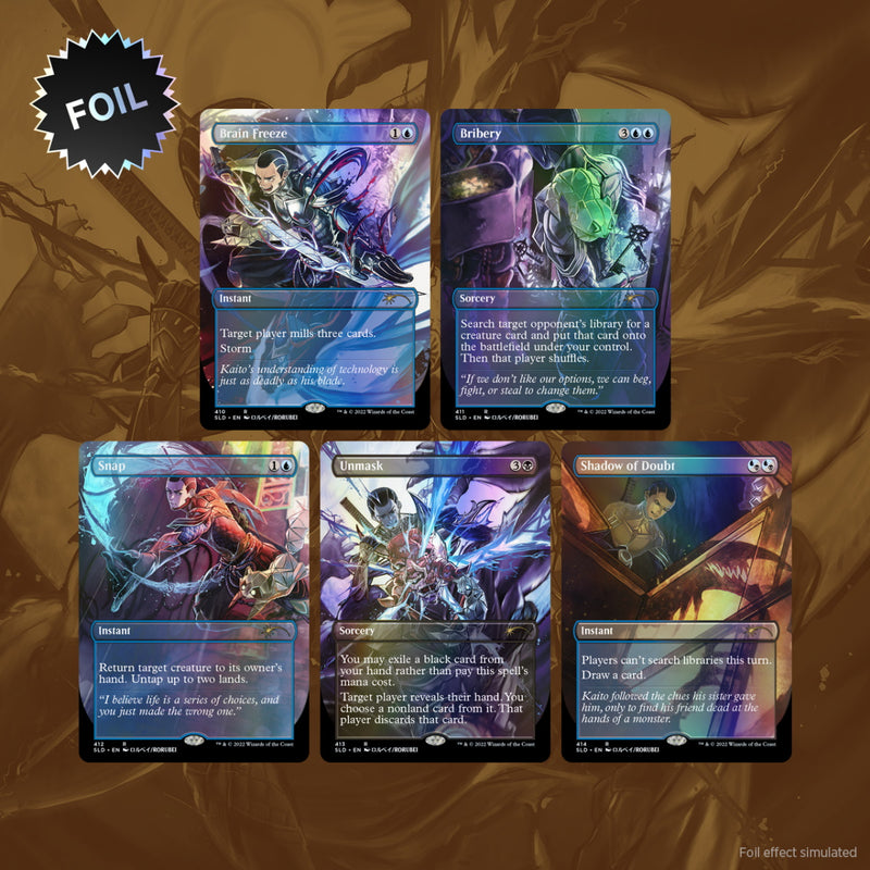 Magic: The Gathering TCG - Secret Lair Drop Series - Introducing: Kaito Shizuki - Foil Card Game Wizards of the Coast