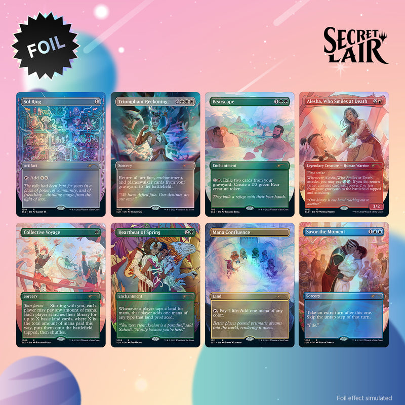 Magic: The Gathering TCG - Secret Lair Drop Series - Pride Across the Multiverse - Foil Card Game Wizards of the Coast