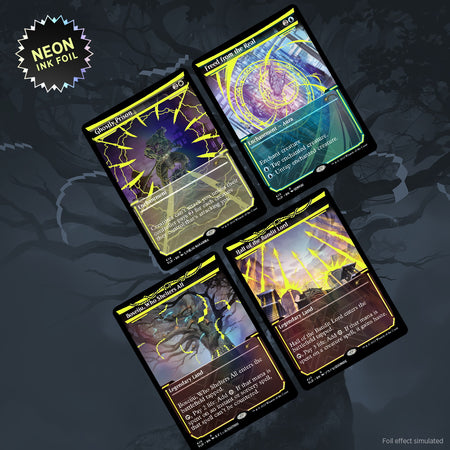 Magic: The Gathering TCG - Secret Lair Drop Series - Showcase: Neon Dynasty - Neon Ink Foil Card Game Wizards of the Coast