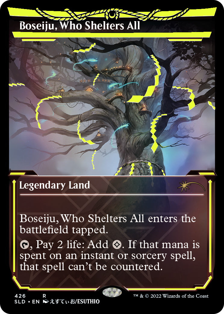 Magic: The Gathering TCG - Secret Lair Drop Series - Showcase: Neon Dynasty - Neon Ink Foil Card Game Wizards of the Coast