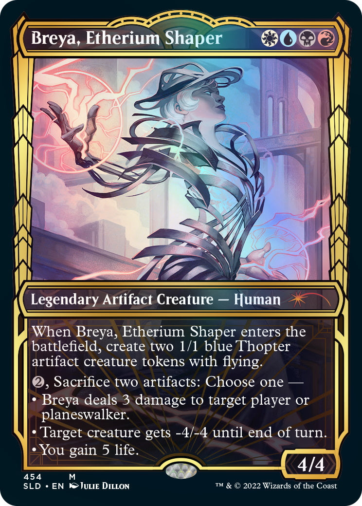Magic: The Gathering TCG - Secret Lair Drop Series - Showcase: Streets of New Capenna - Gilded Foil Card Game Wizards of the Coast