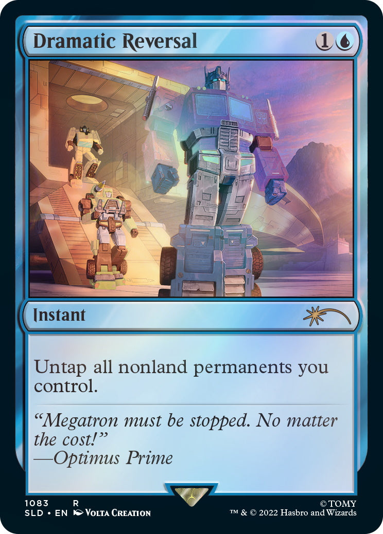 Magic: The Gathering TCG - Secret Lair Drop Series - Transformers: Roll Out or Rise Up - Foil Edition Card Game Wizards of the Coast