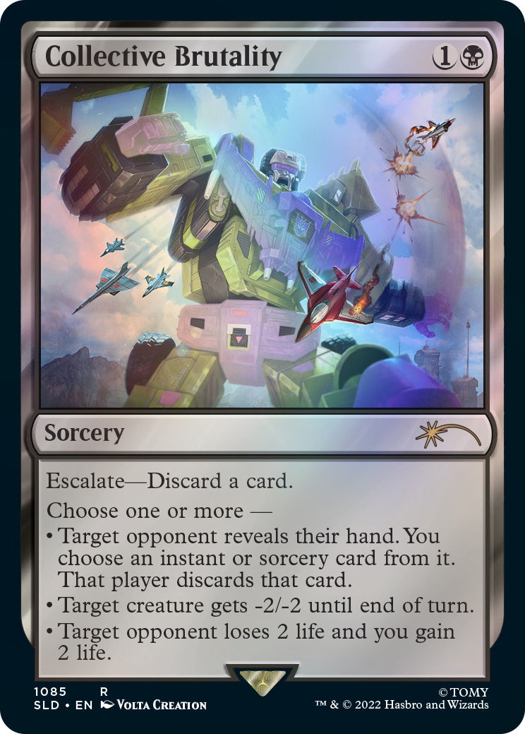 Magic: The Gathering TCG - Secret Lair Drop Series - Transformers: Roll Out or Rise Up - Foil Edition Card Game Wizards of the Coast