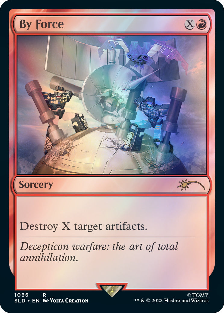 Magic: The Gathering TCG - Secret Lair Drop Series - Transformers: Roll Out or Rise Up - Foil Edition Card Game Wizards of the Coast