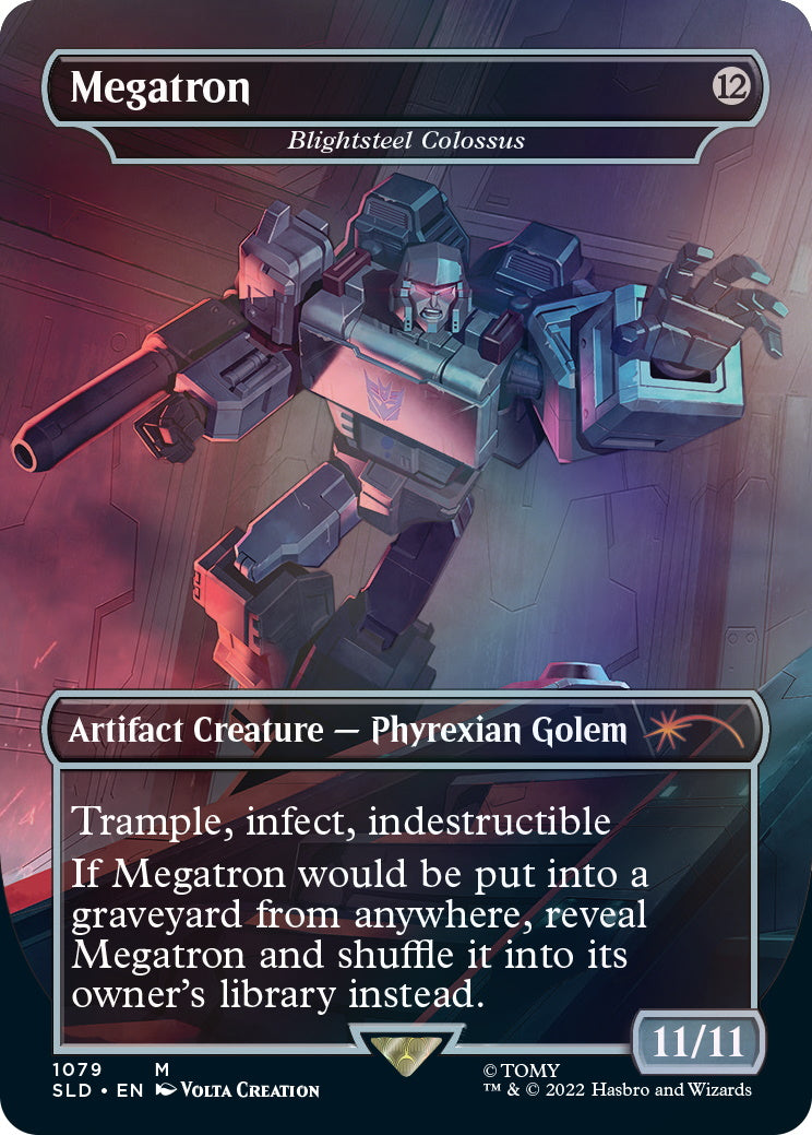 Magic: The Gathering TCG - Secret Lair Drop Series - Transformers: Optimus Prime vs. Megatron - Foil Edition Card Game Wizards of the Coast