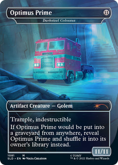 Magic: The Gathering TCG - Secret Lair Drop Series - Transformers: Optimus Prime vs. Megatron - Foil Edition Card Game Wizards of the Coast
