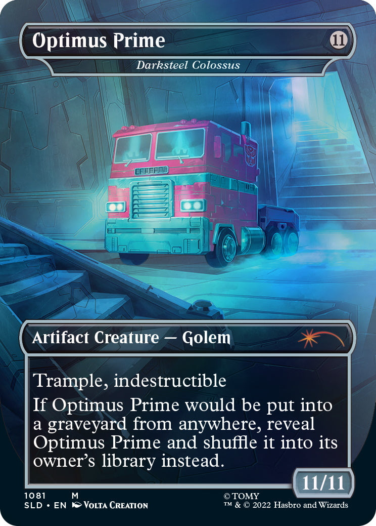 Magic: The Gathering TCG - Secret Lair Drop Series - Transformers: Optimus Prime vs. Megatron - Foil Edition Card Game Wizards of the Coast