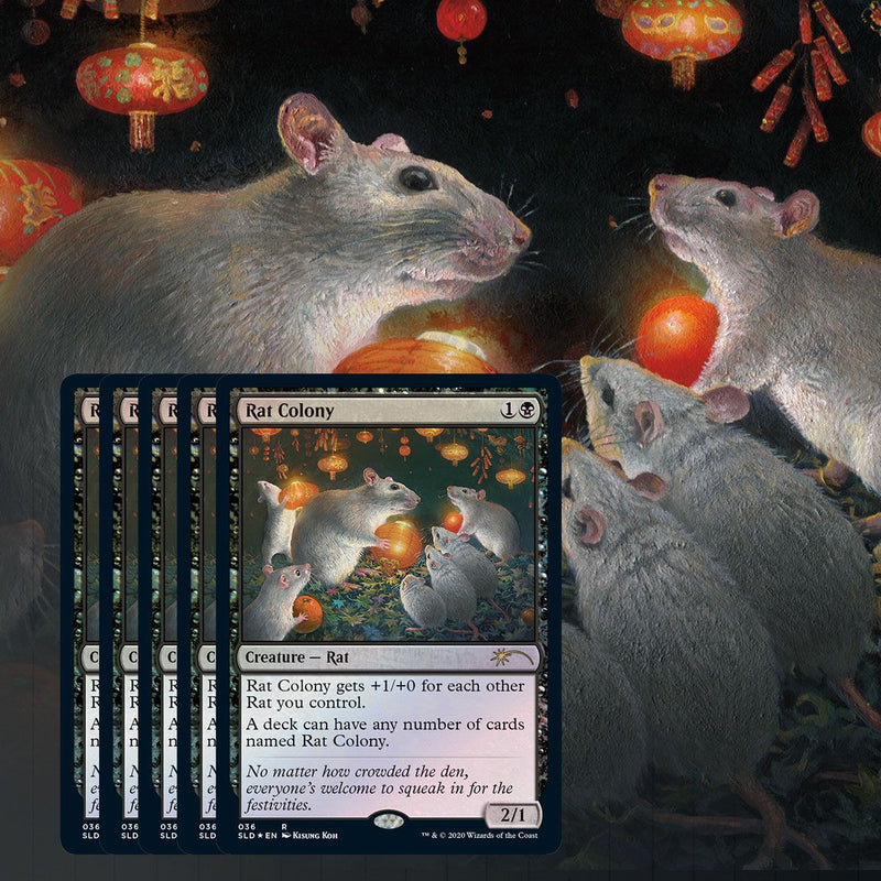 Magic: The Gathering TCG - Secret Lair Drop Series - Year of the Rat Card Game Wizards of the Coast