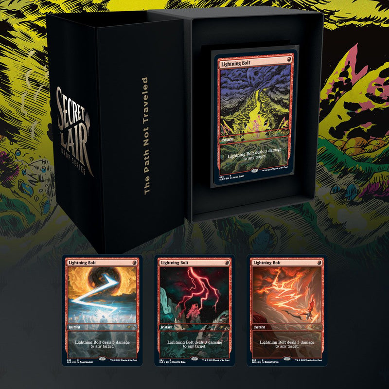 Magic: The Gathering TCG - Secret Lair Drop Series - Mountain, Go Card Game Wizards of the Coast