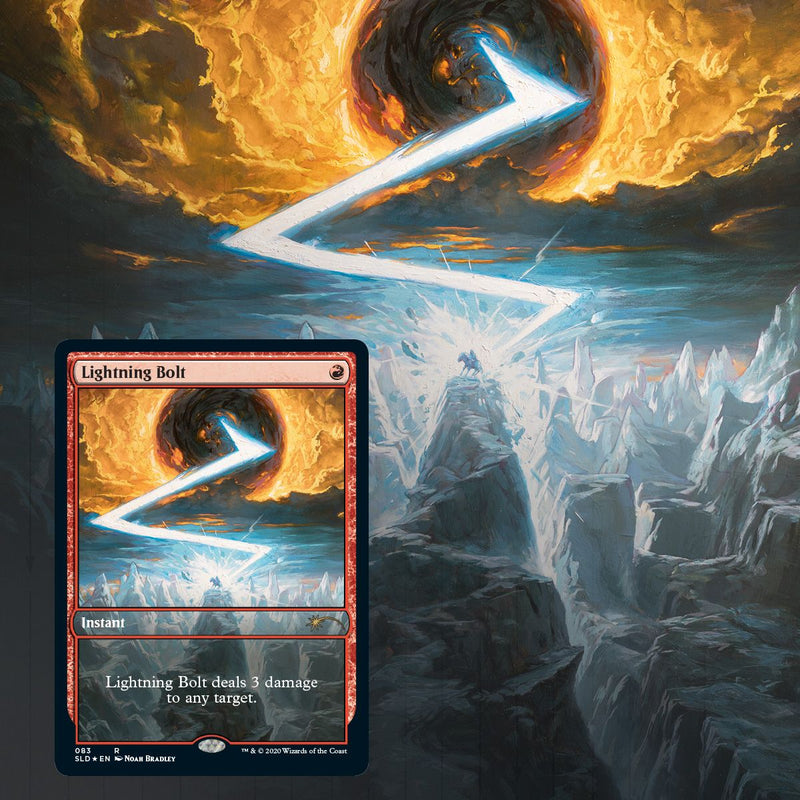 Magic: The Gathering TCG - Secret Lair Drop Series - Mountain, Go Card Game Wizards of the Coast