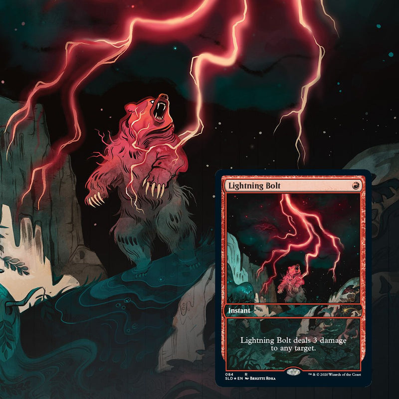 Magic: The Gathering TCG - Secret Lair Drop Series - Mountain, Go Card Game Wizards of the Coast