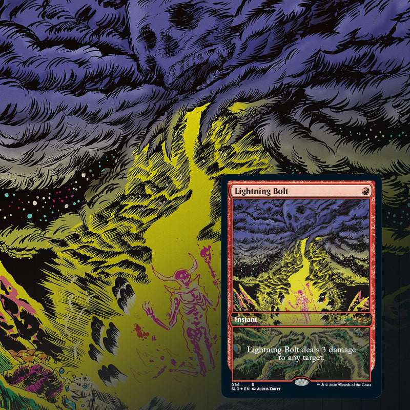 Magic: The Gathering TCG - Secret Lair Drop Series - Mountain, Go Card Game Wizards of the Coast