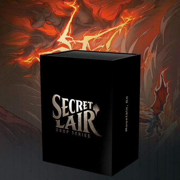 Magic: The Gathering TCG - Secret Lair Drop Series - Mountain, Go Card Game Wizards of the Coast