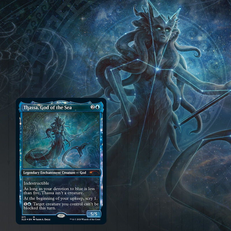 Magic: The Gathering TCG - Secret Lair Drop Series - Theros Stargazing: Volume II - Thassa Card Game Wizards of the Coast