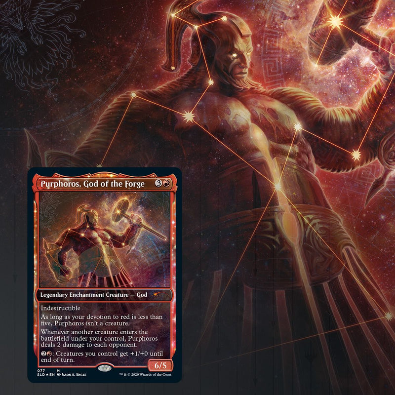 Magic: The Gathering TCG - Secret Lair Drop Series - Theros Stargazing: Volume IV - Purphoros Card Game Wizards of the Coast