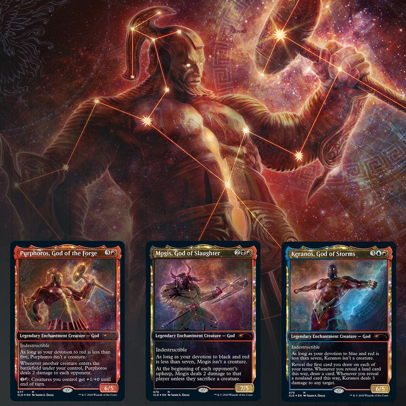 Magic: The Gathering TCG - Secret Lair Drop Series - Theros Stargazing: Volume IV - Purphoros Card Game Wizards of the Coast