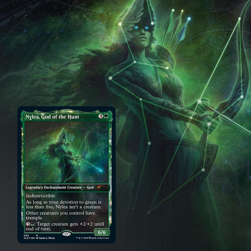 Magic: The Gathering TCG - Secret Lair Drop Series - Theros Stargazing: Volume V - Nylea Card Game Wizards of the Coast