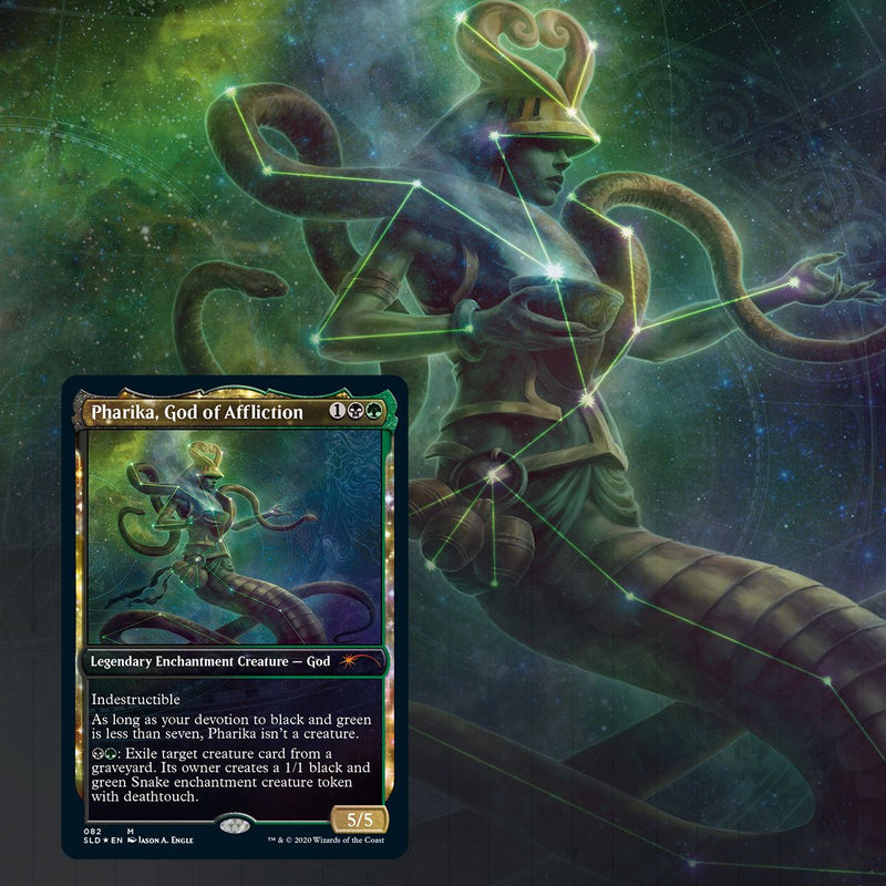 Magic: The Gathering TCG - Secret Lair Drop Series - Theros Stargazing: Volume V - Nylea Card Game Wizards of the Coast