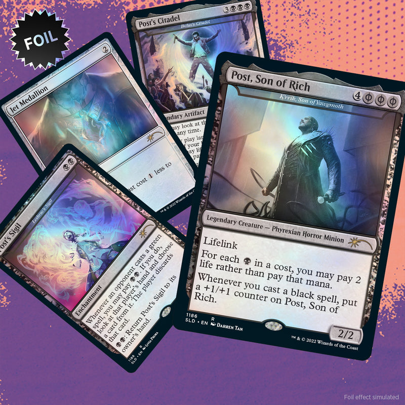 Magic: The Gathering TCG - Secret Lair x Post Malone: Backstage Pass - Foil Card Game Wizards of the Coast