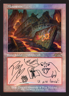 Magic: The Gathering TCG MTG - Secret Lair x Post Malone: The Lands - FOIL Card Game Wizards of the Coast
