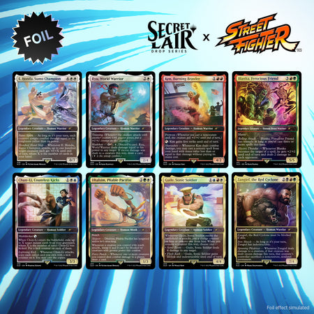 Magic: The Gathering TCG - Secret Lair x Street Fighter - FOIL Card Game Wizards of the Coast