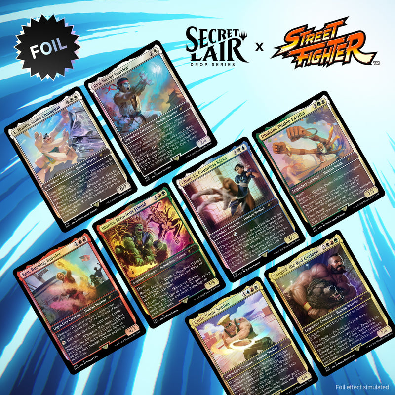 Magic: The Gathering TCG - Secret Lair x Street Fighter - FOIL Card Game Wizards of the Coast