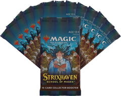 Magic: The Gathering TCG - Strixhaven: School of Mages Collector Booster Box - 12 Packs Card Game Wizards of the Coast