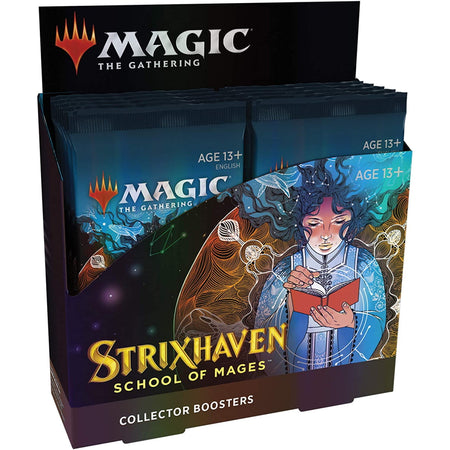 Magic: The Gathering TCG - Strixhaven: School of Mages Collector Booster Box - 12 Packs Card Game Wizards of the Coast