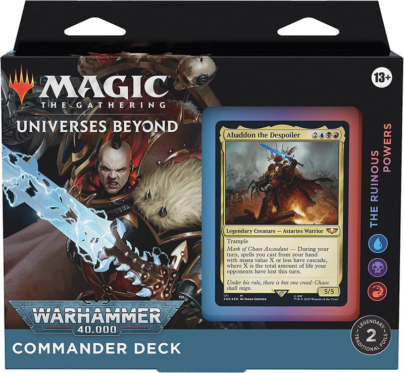 Magic: The Gathering MTG TCG - Universes Beyond: Warhammer 40,000 Commander Complete Deck Bundle Card Game Wizards of the Coast