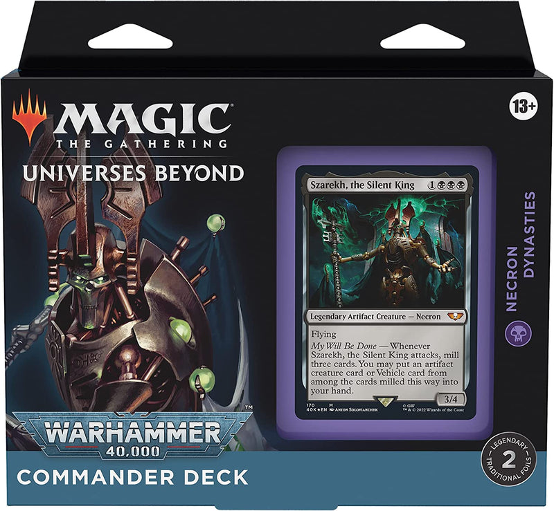 Magic: The Gathering MTG TCG - Universes Beyond: Warhammer 40,000 Commander Complete Deck Bundle Card Game Wizards of the Coast