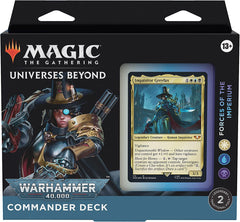 Magic: The Gathering MTG TCG - Universes Beyond: Warhammer 40,000 Commander Complete Deck Bundle Card Game Wizards of the Coast