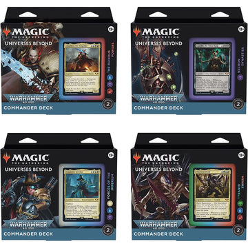 Magic: The Gathering MTG TCG - Universes Beyond: Warhammer 40,000 Commander Complete Deck Bundle Card Game Wizards of the Coast