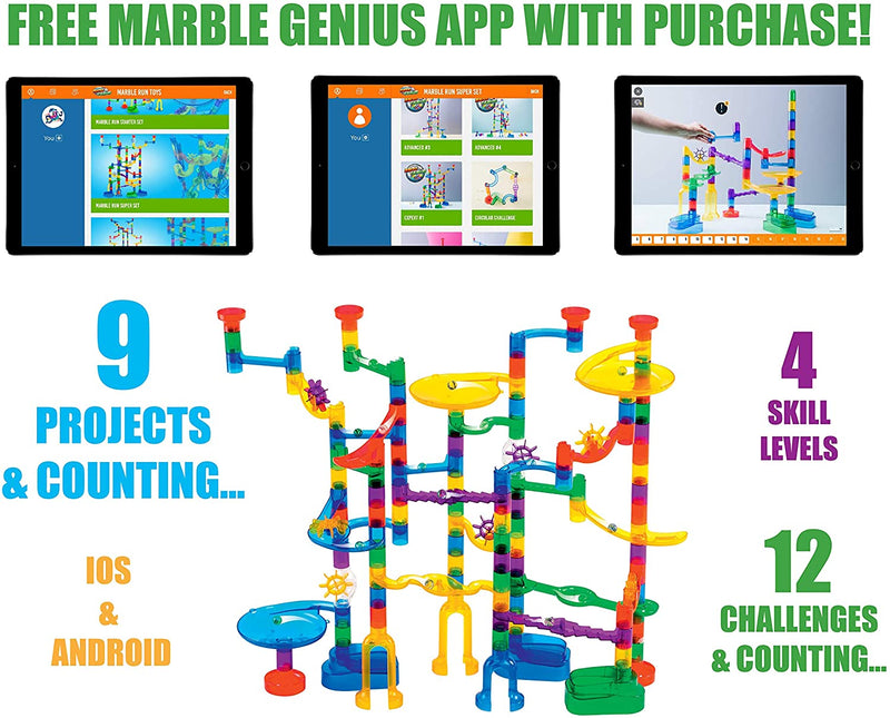 Marble Genius Marble Run Super Set - 150 Piece Set Toys & Games Marble Genius