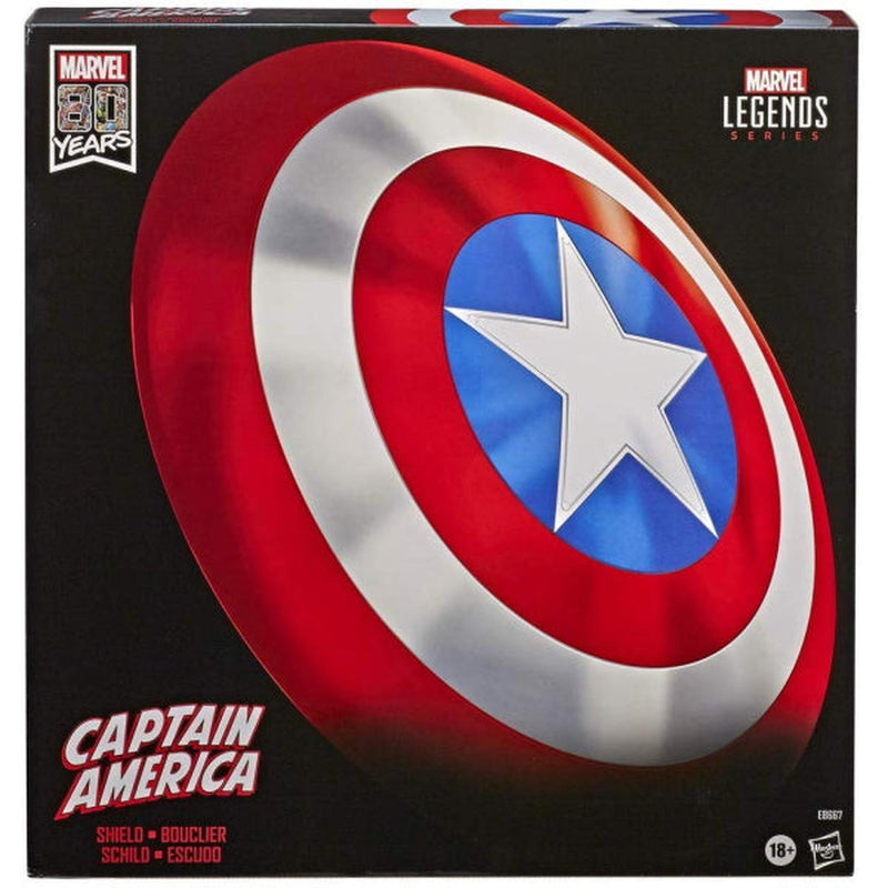 Marvel: Legends Series - 80th Anniversary Captain America Shield Toys & Games Marvel