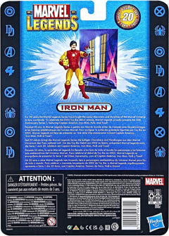 Marvel Legends 20th Anniversary Series 1 Iron Man 6-inch Action Figure Toys & Games Hasbro