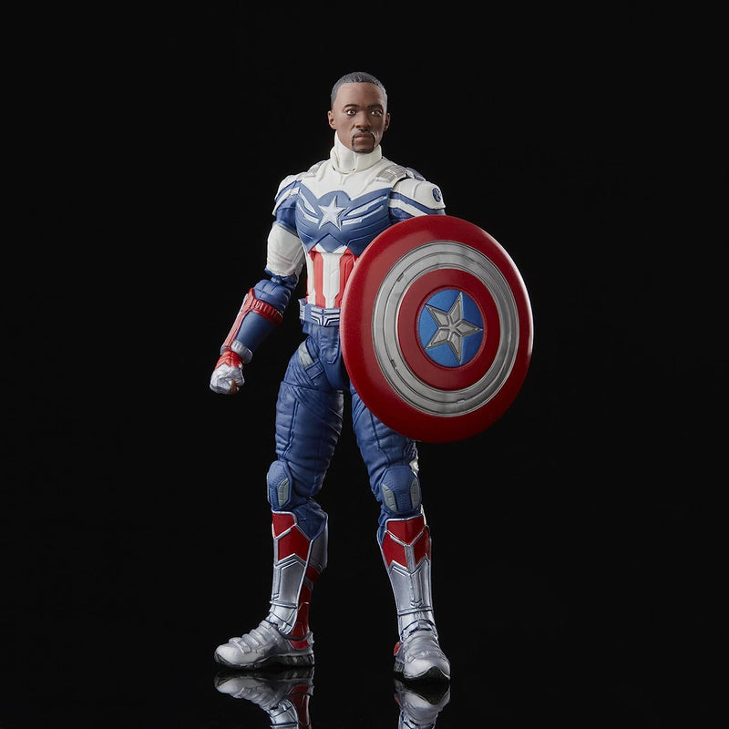 Marvel Legends Series: Captain America 2-Pack Steve Rogers Sam Wilson MCU 6-Inch Figures Toys & Games Hasbro