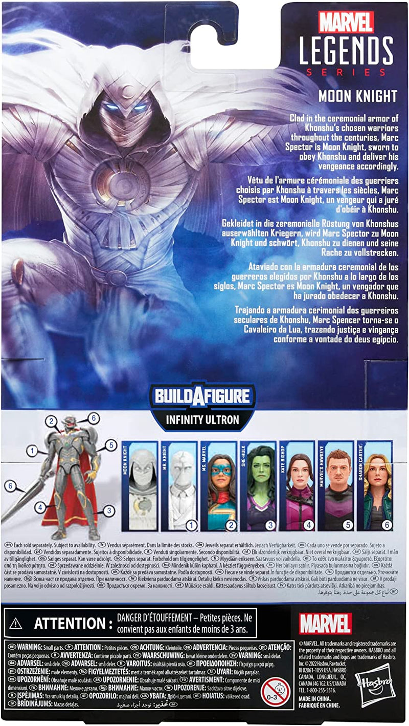 Marvel Legends Series: MCU Disney Plus Moon Knight 6-Inch Action Figure Toys & Games Hasbro