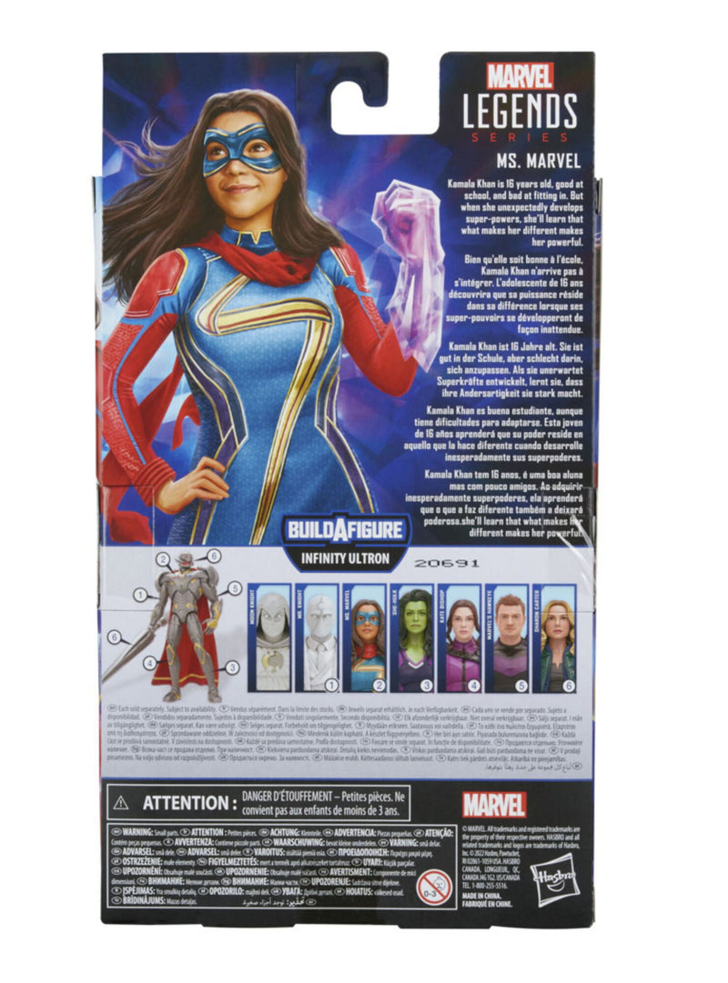 Marvel Legends Series: MCU Disney Plus Ms. Marvel 6-Inch Action Figure Toys & Games Hasbro