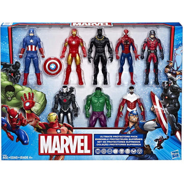 Marvel Ultimate Protector Pack - 8 Action Figures Toys & Games Hasbro