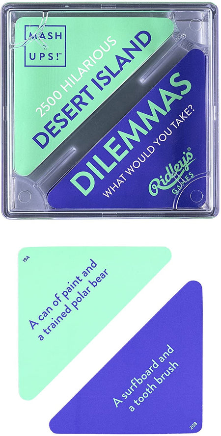 Mash-Ups! Desert Island What Would You Take? Dilemmas Card Game Ridley's Games